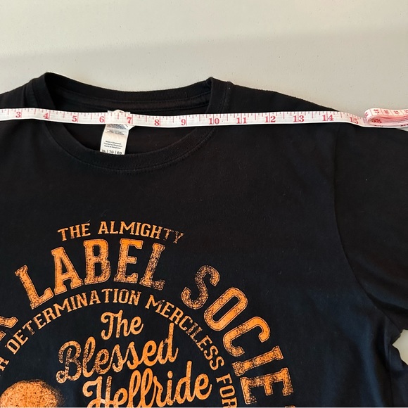 Black Label Society Women’s Black T-shirt BLS logo on back LIKE NEW Size XL - Picture 6 of 8